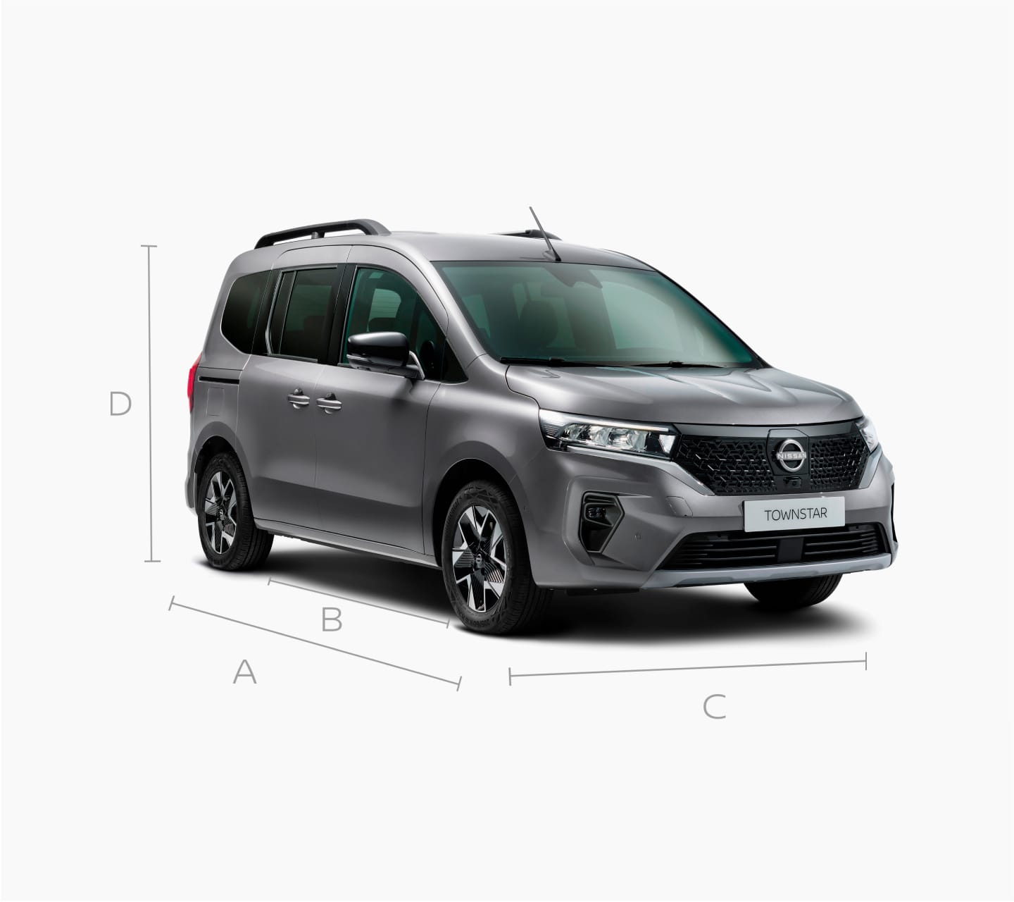 Nissan Townstar Kombi – 3/4-Frontaufnahme