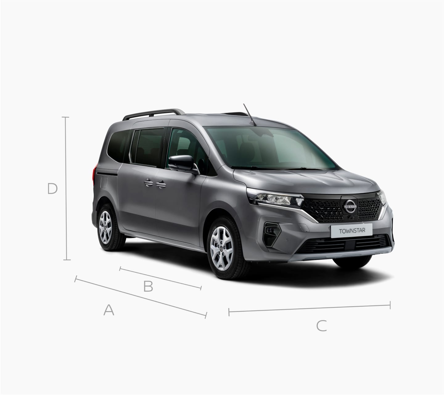 Nissan Townstar Kombi – 3/4-Frontaufnahme